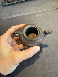 A collection of 20 Chinese Yixing stoneware teapots, 20th C.