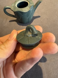 A collection of 20 Chinese Yixing stoneware teapots, 20th C.
