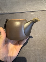 A collection of 20 Chinese Yixing stoneware teapots, 20th C.