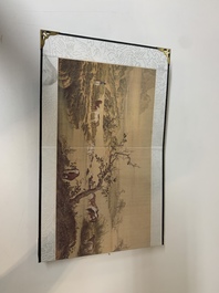 Collection of ten Chinese books about Taoism and an album after Giuseppe Castiglione (郎世寧, 1688-1766): 'One Hundred Horses,' 20th C.