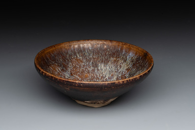 A Chinese Jizhou tortoiseshell-glazed tea bowl, Southern Song