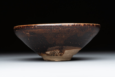 A Chinese Jizhou tortoiseshell-glazed tea bowl, Southern Song