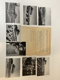 A rare collection of 47 press photos, 'Beijing Press Agency', China and Tibet, 1950-1953