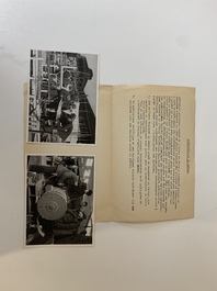 A rare collection of 47 press photos, 'Beijing Press Agency', China and Tibet, 1950-1953