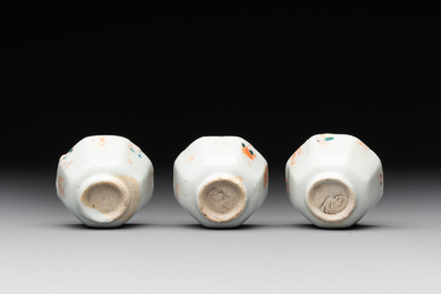 20 Chinese famille rose and blue and white wares, Qianlong and Jingdezhen mark, 19/20th C.