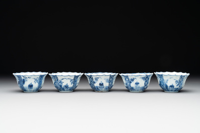 26 Chinese blue and white wares, Wanli/Qianlong