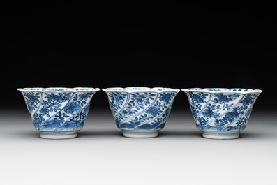 26 Chinese blue and white wares, Wanli/Qianlong