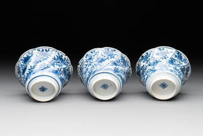 26 Chinese blue and white wares, Wanli/Qianlong