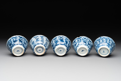 26 Chinese blue and white wares, Wanli/Qianlong