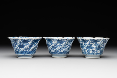 26 Chinese blue and white wares, Wanli/Qianlong