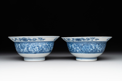 26 Chinese blue and white wares, Wanli/Qianlong