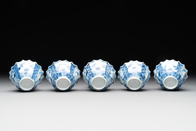 26 Chinese blue and white wares, Wanli/Qianlong