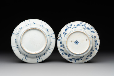 26 Chinese blue and white wares, Wanli/Qianlong