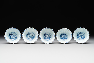 26 Chinese blue and white wares, Wanli/Qianlong