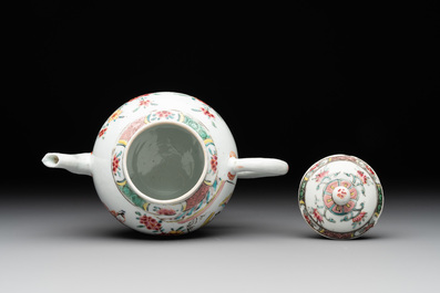 A Chinese famille rose 'Xi Xiang Ji' teapot, Yongzheng