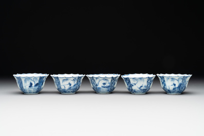 26 Chinese blue and white wares, Wanli/Qianlong