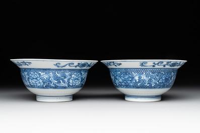 26 Chinese blue and white wares, Wanli/Qianlong