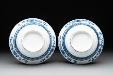 26 Chinese blue and white wares, Wanli/Qianlong
