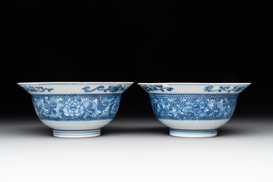 26 Chinese blue and white wares, Wanli/Qianlong