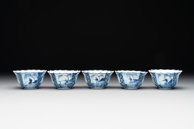 26 Chinese blue and white wares, Wanli/Qianlong