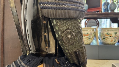 An impressive Japanese samurai armor, Edo period, first half 18th C.