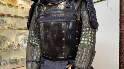 An impressive Japanese samurai armor, Edo period, first half 18th C.