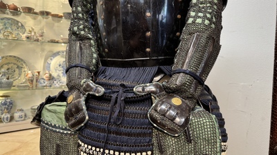 An impressive Japanese samurai armor, Edo period, first half 18th C.