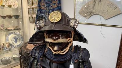 An impressive Japanese samurai armor, Edo period, first half 18th C.
