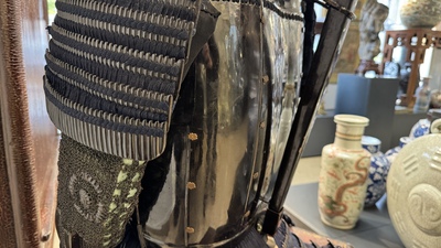 An impressive Japanese samurai armor, Edo period, first half 18th C.