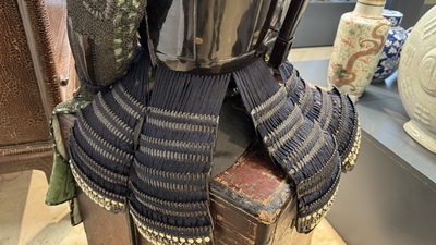 An impressive Japanese samurai armor, Edo period, first half 18th C.