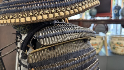 An impressive Japanese samurai armor, Edo period, first half 18th C.