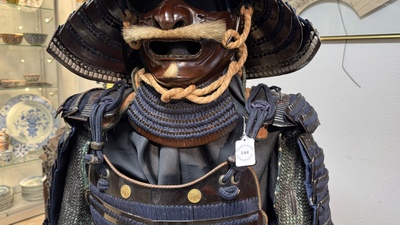 An impressive Japanese samurai armor, Edo period, first half 18th C.