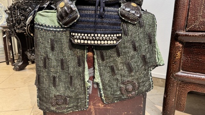 An impressive Japanese samurai armor, Edo period, first half 18th C.