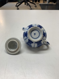 A varied collection of 13 Chinese blue and white wares, Kangxi/Qianlong