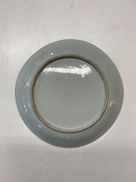 An impressive collection of 25 Chinese blue and white 'landscape' plates, Qianlong