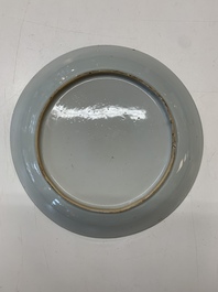 An impressive collection of 25 Chinese blue and white 'landscape' plates, Qianlong