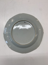 An impressive collection of 25 Chinese blue and white 'landscape' plates, Qianlong