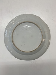 An impressive collection of 25 Chinese blue and white 'landscape' plates, Qianlong