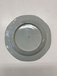 An impressive collection of 25 Chinese blue and white 'landscape' plates, Qianlong