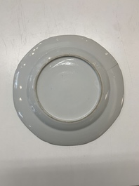 An impressive collection of 25 Chinese blue and white 'landscape' plates, Qianlong