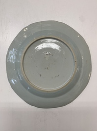 An impressive collection of 25 Chinese blue and white 'landscape' plates, Qianlong