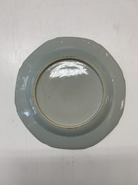 An impressive collection of 25 Chinese blue and white 'landscape' plates, Qianlong