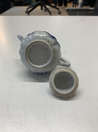 A varied collection of 13 Chinese blue and white wares, Kangxi/Qianlong