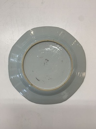 An impressive collection of 25 Chinese blue and white 'landscape' plates, Qianlong