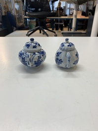 A varied collection of 13 Chinese blue and white wares, Kangxi/Qianlong