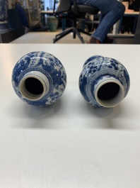 A varied collection of 13 Chinese blue and white wares, Kangxi/Qianlong
