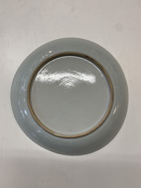 An impressive collection of 25 Chinese blue and white 'landscape' plates, Qianlong