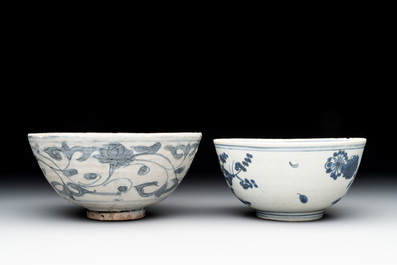 12 Chinese blue and white wares, Ming