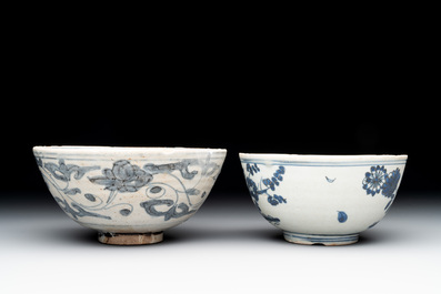 12 Chinese blue and white wares, Ming