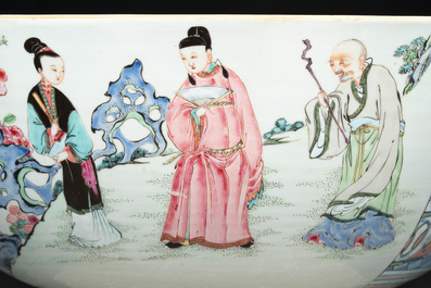 A fine Chinese famille rose 'Xi Xiang Ji' punch bowl, Yongzheng